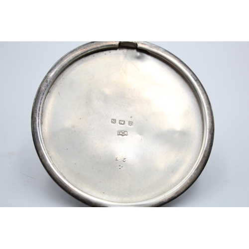 392 - A vintage Mappin & Webb hallmarked Birmingham silver lady's vanity compact, dated 1937 - approx. gro... 