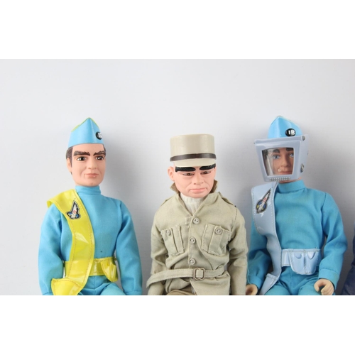 601 - Five assorted Thunderbirds action figures with accessories