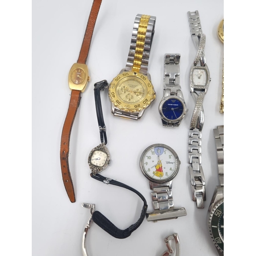 245 - A collection of assorted men's and ladies watches