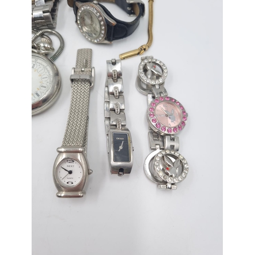 245 - A collection of assorted men's and ladies watches