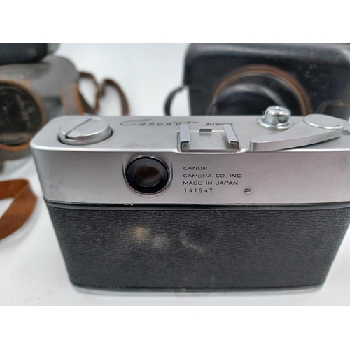 1273 - Five items, one Zeiss Ikon Ikonta folding camera with Tessar 1:3.5 f=5cm lens and Compur-Rapid shutt... 