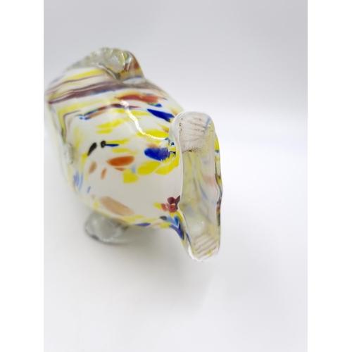 425 - A Murano style art glass fish ornament - approx. 11.5cm high x 34cm long