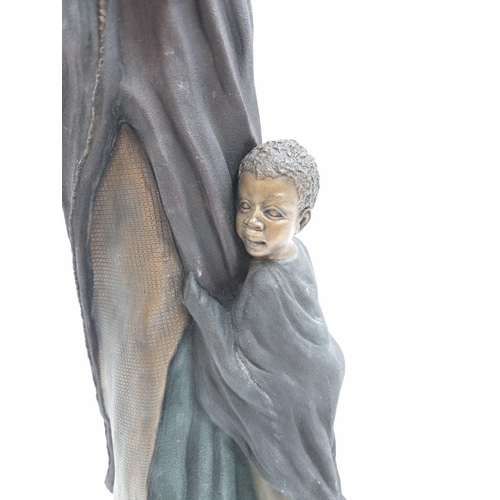 437 - A Soul Journeys Maasai Mumbi Mother's Embrace limited edition 302/9000 figurine with certificate - a... 