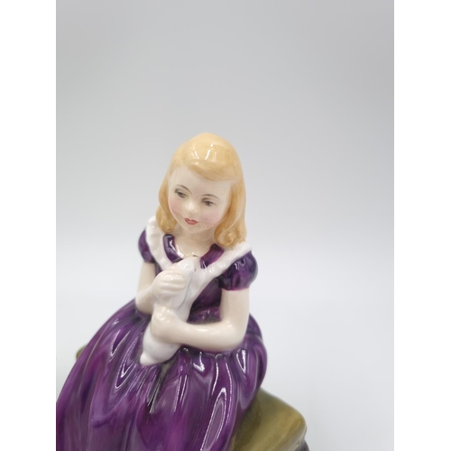 445 - Two Royal Doulton figurines, one Fair Maiden HN 2211 and one Affection HN 2236