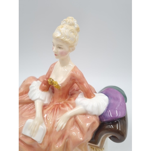 454 - Two Royal Doulton figurines, one Meditation HN 2330 and one Reverie HN 2306