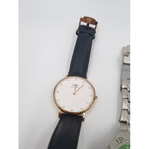 243 - Five assorted wristwatches to include Olivia Burton London, Daniel Wellington etc.