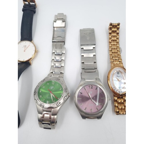 243 - Five assorted wristwatches to include Olivia Burton London, Daniel Wellington etc.