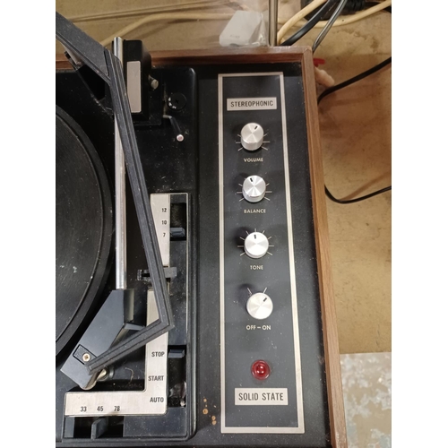 1320 - Two items of hi-fi, one vintage Wein Multi 66 comprising solid state amplifier and BSR three speed t... 