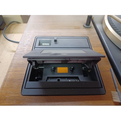 1324 - An Hitachi SDT-7820R stereo music centre comprising Garrard two speed turn table, Dolby cassette dec... 