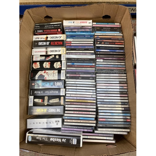 1357 - Three boxes containing a large collection of CDs