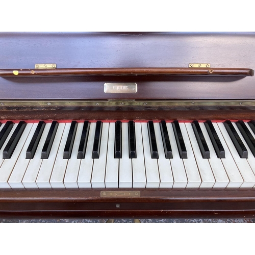 1382 - A Squire upright piano