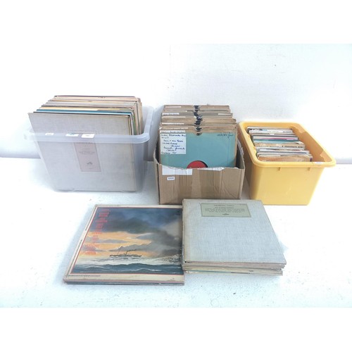 1365 - Three boxes containing a collection of LP vinyl, 10