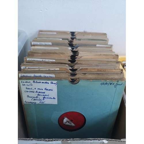 1365 - Three boxes containing a collection of LP vinyl, 10