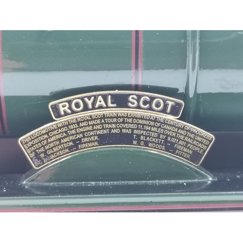 551 - A boxed Bassett-Lowke BL99011 Royal Scot Limited Edition No. 3 O gauge model electric steam train