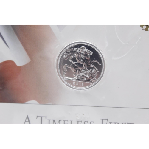 122B - A Royal Mint .999 fine silver £20 coin in original packaging, dated 2013 - approx. gross weight 15 g... 