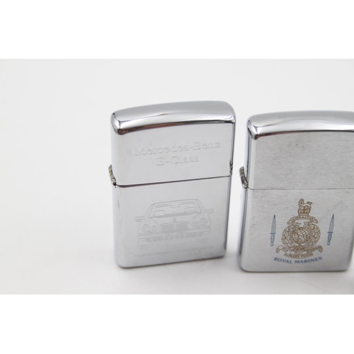 229 - Four assorted Zippo cigarette lighters