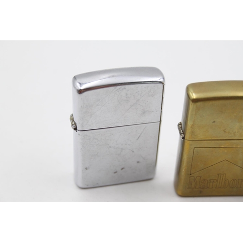 235 - Three assorted Zippo cigarette lighters