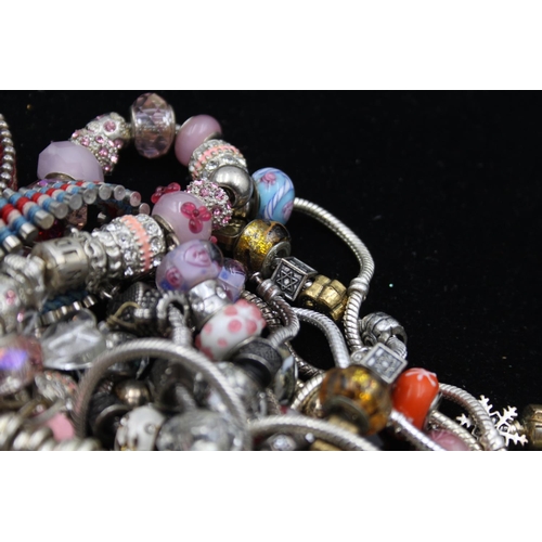 42 - Forty fashion charm bracelets