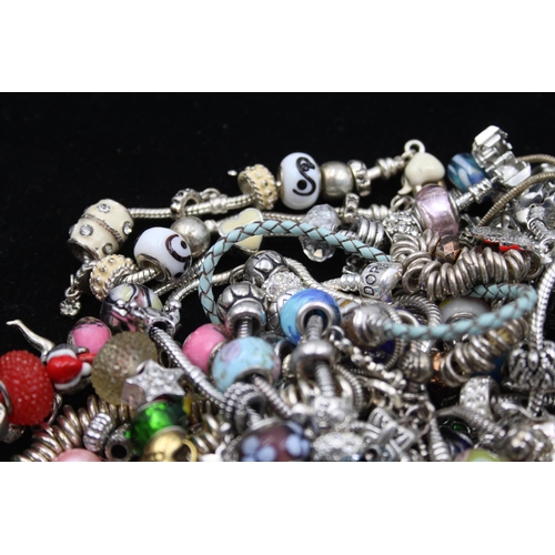 43 - Forty fashion charm bracelets