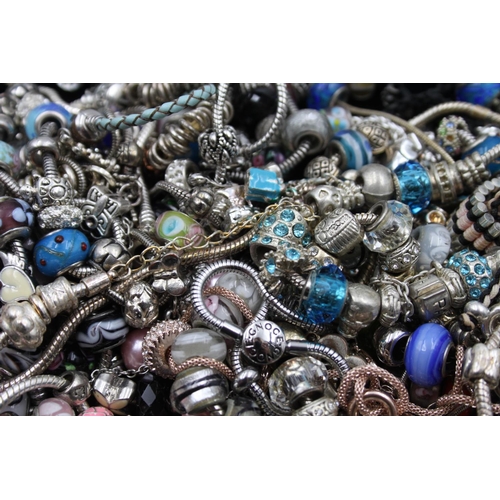 43 - Forty fashion charm bracelets