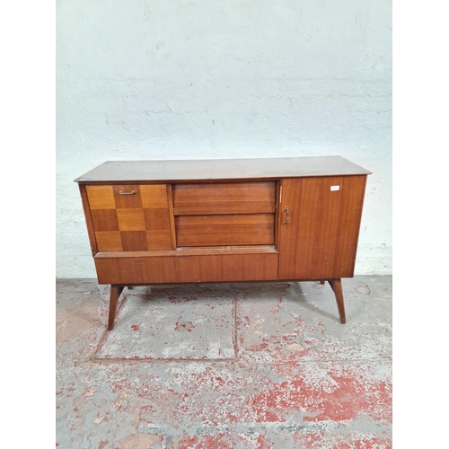 1108 - A Beautility walnut sideboard with two central drawers, two cupboard doors and two lower drawers - a... 