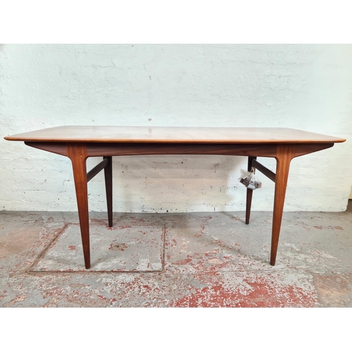 1122 - A 1960s Younger Afromosia dining table - approx. 74cm high x79cm wide x 160cm long