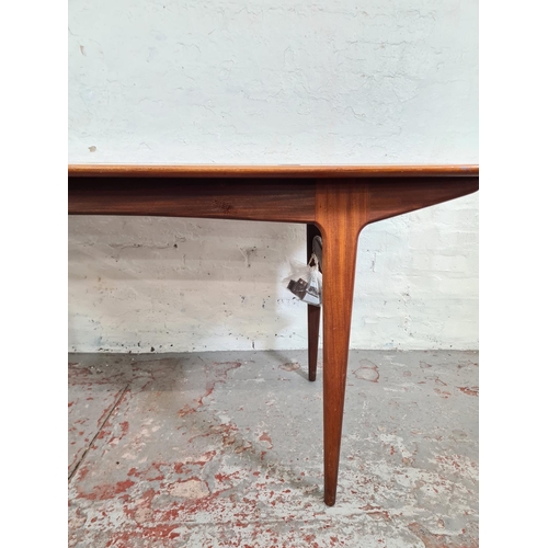 1122 - A 1960s Younger Afromosia dining table - approx. 74cm high x79cm wide x 160cm long