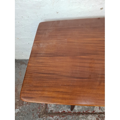 1122 - A 1960s Younger Afromosia dining table - approx. 74cm high x79cm wide x 160cm long