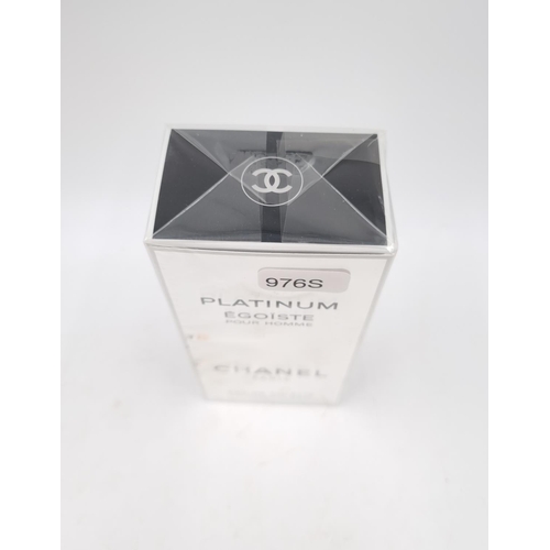 150 - A boxed Chanel Platinum Egoiste Pour Homme eau de toilette 100ml