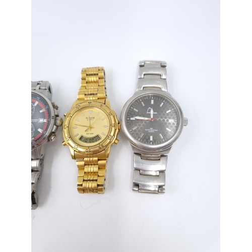 69 - Seven various men's wristwatches to include Ben Sherman, Accurist, Ellesse, Sekonda 3871-CKX, Avia e... 