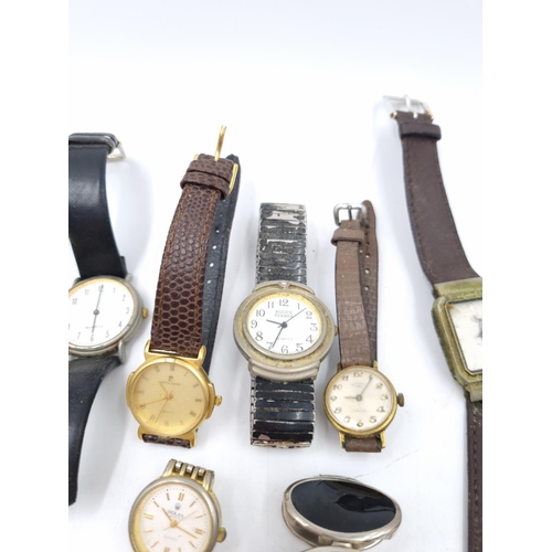 70 - A collection of assorted wristwatches to include Pierre Cardin quartz, Rotary 17 jewels, Arbor 17 je... 