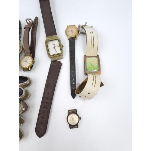 70 - A collection of assorted wristwatches to include Pierre Cardin quartz, Rotary 17 jewels, Arbor 17 je... 