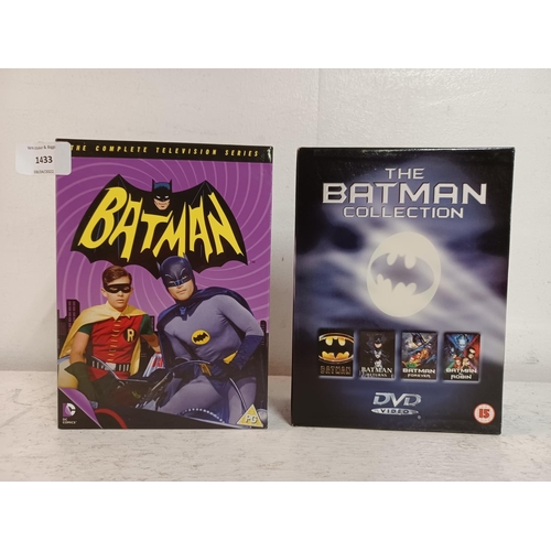 1433 - Two DVD box sets, one Batman the complete television series and one The Batman Collection four film ... 