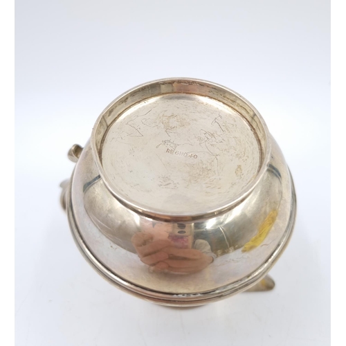 161 - An antique hallmarked Birmingham sterling silver cream jug - approx. gross weight 88g