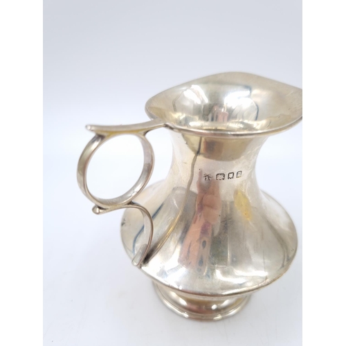 162 - A George V hallmarked London sterling silver cream jug by Charles Boyton & Son Ltd, dated 1919 - app... 