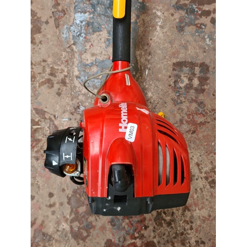 490 - A Homelite Mightylite petrol powered hedge trimmer