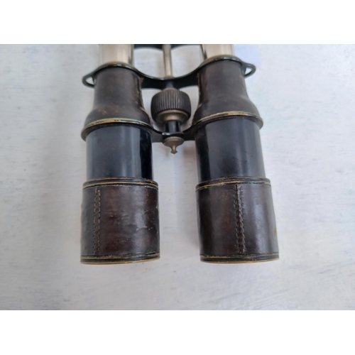 323 - A pair of vintage French semaphore binoculars.