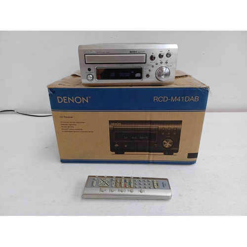 331 - A boxed Denon UD-M31 CD receiver with remote control.