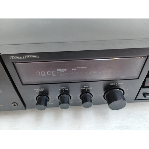 342 - An Akai GX-52 stereo cassette deck.