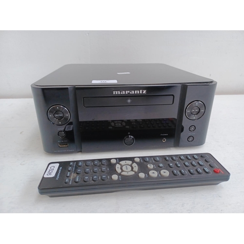 345 - A Marantz M-CR610 CD receiver with remote control.