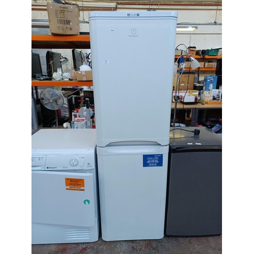 455 - An Indesit A+ Class fridge freezer - approx. 173cm high