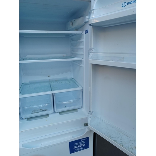 455 - An Indesit A+ Class fridge freezer - approx. 173cm high