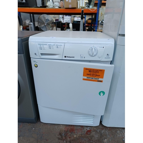 456 - A Hotpoint TCM580 Aquarius 8kg tumble dryer