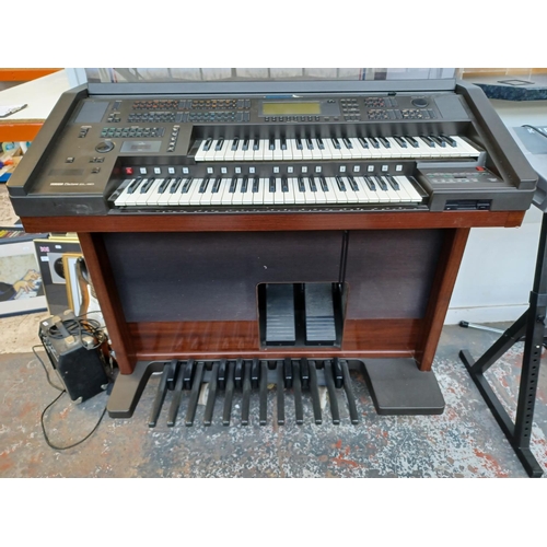 403 - A Yamaha Electone EL-90 digital organ with stool