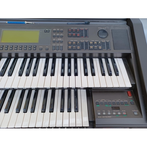 403 - A Yamaha Electone EL-90 digital organ with stool