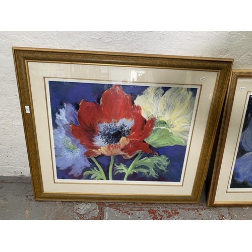 257 - Two gilt framed pencil signed limited edition Nel Whatmore prints with certificates of authenticity ... 