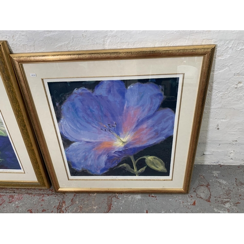 257 - Two gilt framed pencil signed limited edition Nel Whatmore prints with certificates of authenticity ... 