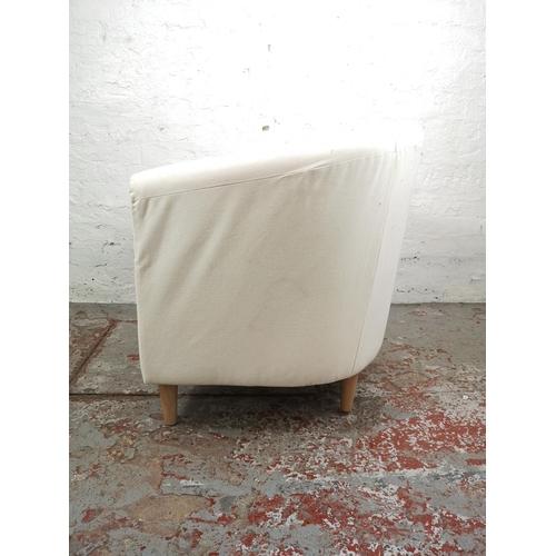 49 - An IKEA upholstered tub chair