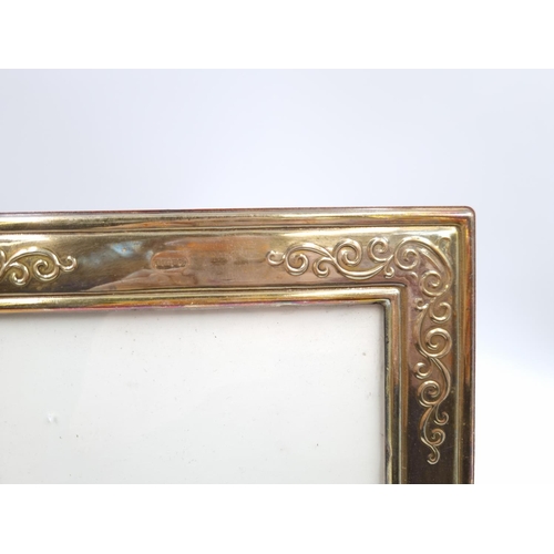 1062 - A pair of Francis Howard Ltd hallmarked Sheffield silver photo frames - approx. 22.5cm high x 17.5cm... 