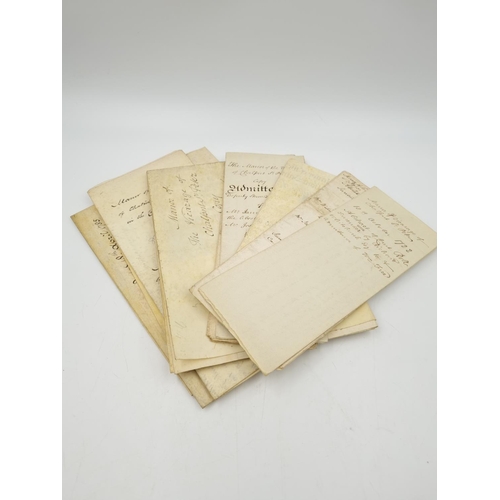 1071 - A collection of 18th century and 19th century indentures, earliest example being 1705